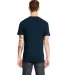 Next Level Apparel 3605 Unisex Pocket Crew in Midnight navy back view