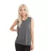 Next Level Apparel 5013 Women's Festival Muscle Ta in Charcoal front view