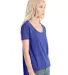 Next Level Apparel 5030 Women's Festival Droptail  in Royal side view