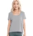 Next Level Apparel 5030 Women's Festival Droptail  in Silver front view
