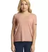 Next Level Apparel 5030 Women's Festival Droptail  in Desert pink front view