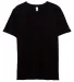 Alternative Apparel 1010 The Outsider Tee in Black front view
