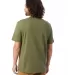 Alternative Apparel 1010 The Outsider Tee in Army green back view