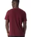 Alternative Apparel 1010 The Outsider Tee in Currant back view