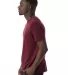 Alternative Apparel 1010 The Outsider Tee in Currant side view