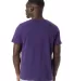 Alternative Apparel 1010 The Outsider Tee in Deep violet back view