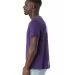 Alternative Apparel 1010 The Outsider Tee in Deep violet side view
