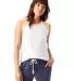 Alternative Apparel 5104 Women's Vintage Team Play in White / maize front view