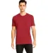 Next Level Apparel 4210 Unisex Eco Performance T-S in Cardinal front view