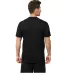 Next Level Apparel 4210 Unisex Eco Performance T-S in Heather black back view
