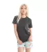 Next Level Apparel 4210 Unisex Eco Performance T-S in Heather black front view