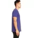 Next Level Apparel 4210 Unisex Eco Performance T-S in Heather sapphire side view