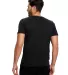 2400 US Blanks Adult Jersey Knit T-Shirt in Black back view