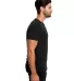 2400 US Blanks Adult Jersey Knit T-Shirt in Black side view