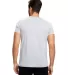 2400 US Blanks Adult Jersey Knit T-Shirt in Heather grey back view