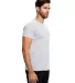 2400 US Blanks Adult Jersey Knit T-Shirt in Heather grey side view