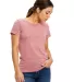 0222 US Blanks Ladies Triblend T-Shirt in Tri red side view