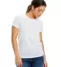 0222 US Blanks Ladies Triblend T-Shirt in Ash front view