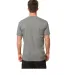 Next Level Apparel 4600 Eco Heavyweight Tee in Drk heather gray back view