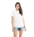 Next Level Apparel 4600 Eco Heavyweight Tee in White front view