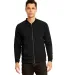 Next Level Apparel 9700 Unisex PCH Bomber Jacket in Heather black front view