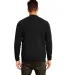 Next Level Apparel 9700 Unisex PCH Bomber Jacket in Heather black back view