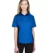 North End 77042 Ladies' Fuse Colorblock Twill Shir TRUE ROYAL/ BLK front view