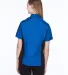 North End 77042 Ladies' Fuse Colorblock Twill Shir TRUE ROYAL/ BLK back view