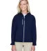 North End 78166 Ladies' Prospect Two-Layer Fleece  CLASSIC NAVY front view