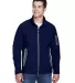 North End 88138 Men's Three-Layer Fleece Bonded So CLASSIC NAVY front view