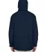 North End 88007 Adult 3-in-1 Parka with Dobby Trim MIDNIGHT NAVY back view