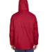 North End 88130 Adult 3-in-1 Jacket MOLTEN RED back view
