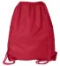 8882 Liberty Bags® Large Drawstring Backpack RED back view