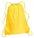 8882 Liberty Bags® Large Drawstring Backpack BRIGHT YELLOW front view
