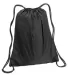 8882 Liberty Bags® Large Drawstring Backpack BLACK front view