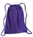 8882 Liberty Bags® Large Drawstring Backpack PURPLE front view