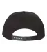 Yupoong-Flex Fit 6502 Unstructured Five-Panel Snap BLACK back view