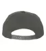 Yupoong-Flex Fit 6502 Unstructured Five-Panel Snap CHARCOAL back view