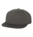 Yupoong-Flex Fit 6502 Unstructured Five-Panel Snap CHARCOAL side view