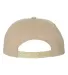 Yupoong-Flex Fit 6502 Unstructured Five-Panel Snap KHAKI back view