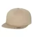 Yupoong-Flex Fit 6502 Unstructured Five-Panel Snap KHAKI side view