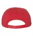 Yupoong-Flex Fit 6502 Unstructured Five-Panel Snap RED back view