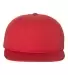 Yupoong-Flex Fit 6502 Unstructured Five-Panel Snap RED front view