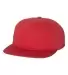 Yupoong-Flex Fit 6502 Unstructured Five-Panel Snap RED side view