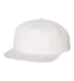 Yupoong-Flex Fit 6502 Unstructured Five-Panel Snap WHITE side view