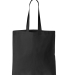 8860 Liberty Bags® Nicole Cotton Canvas Tote BLACK back view