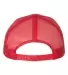 Yupoong-Flex Fit 6506 Retro Snapback Trucker Cap RED back view
