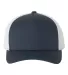 Yupoong-Flex Fit 6506 Retro Snapback Trucker Cap NAVY/ WHITE front view