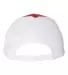Yupoong-Flex Fit 6506 Retro Snapback Trucker Cap RED/ WHITE back view