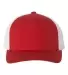Yupoong-Flex Fit 6506 Retro Snapback Trucker Cap RED/ WHITE front view
